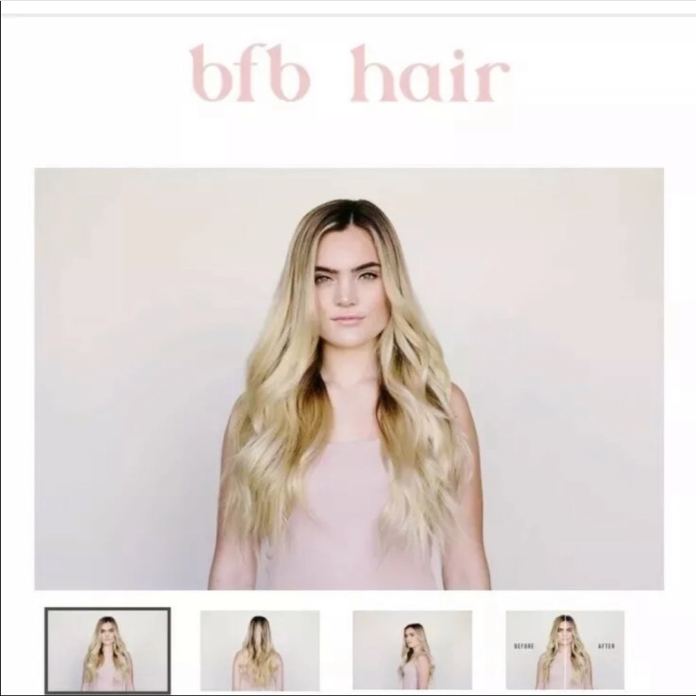 Barefoot blonde extensions melt my heart clip ins